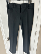 Express columnist black dress pants size 4R straight leg - $34.65