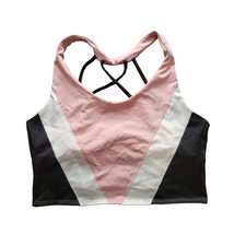 Victoria&#39;s Secret pink ultimate unlined large sports bra pink black - £13.85 GBP