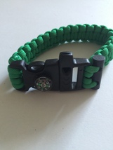 Compass green cord bracelet  - £23.50 GBP
