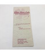 White River Oaks Bed &amp; Breakfast Brochure Eureka Springs Arkansas 1990&#39;s - $127.10 MXN