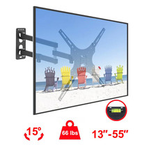 Full Motion HDTV TV Wall Mount Bracket 23 32 36 40 42 43 46 49 50 52 55 LCD LED - £30.36 GBP