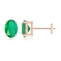 Authenticity Guarantee

ANGARA 1.32 Ct Prong-Set Solitaire Oval Emerald Stud ... - £462.54 GBP