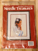 Needle Treasures Colorart Cross Stitch Embroidery Kit 10 x 14 Lost In Thought - $8.95