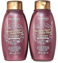 2 Pack Aveeno Blackberry Quinoa Protein Blend Conditioner Color Protect 12oz - £23.58 GBP