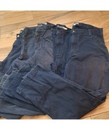 Carhartt Work Pants Relaxed Fit sz 38x30 SET 5 pairs Navy blue BN 2291-M... - $1,872.15 MXN