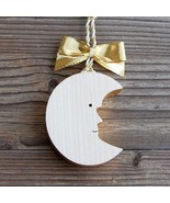Small Gold Wooden Moon Wall Window Decoration - $36.83 CAD