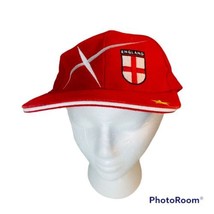 England Flag Come On Soccer Across The Pond Red Adjustable Baseball Hat - £16.81 GBP