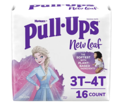 Huggies Pull-Ups New Leaf Girls&#39; Disney Frozen Potty Training Pants 3T-4... - $30.01