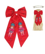  Christmas Nutcracker Dame Bow Barrette Hair Clip - €30,73 EUR