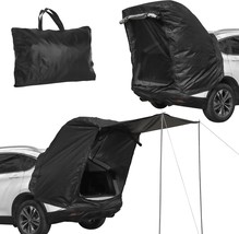 Suv Tent For Camping,Car Tent, Car Awning Tailgate Tent Windproof, Black - $59.99