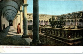 Napoli Chiostro di S Martino Monastery Complex Italy Postcard - £7.01 GBP
