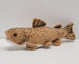 2002 Cabin Critters Inc. Brown Trout Spotted Fish Plush Stuffed Toy 9&quot; - $39.50