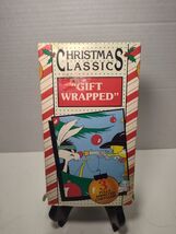 Christmas Classics Gift Wrapped VHS 3 Cartoons Holiday Tape 1991 BOX ISS... - $5.93