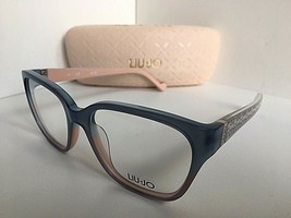 New Elegant LIU JO LJ 2609 LJ2609 456 Blue 52mm Rx Women&#39;s Eyeglasses Frame  - £103.01 GBP
