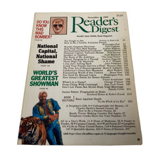 Readers Digest November 1989 National Capital - £3.62 GBP