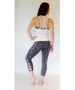 Hard Tail Flat Waist Cage Capri - $74.99