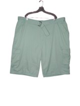 Brooklyn State Cargo Shorts Aqua Wide Leg With Belt Mens Size 50 - $16.83