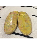 Moroccan gold babouches for women&#39;s, Moroccan gold yellow women home sli... - $1,026.79 MXN