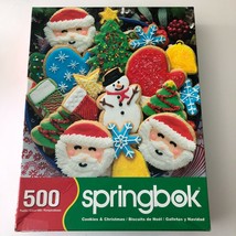 Springbok &quot;Cookies &amp; Christmas&quot; Jigsaw Puzzle 500 pieces  20&quot; x 20&quot; - £8.79 GBP