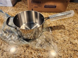 NEW 4 Qt. Tri-Ply Clad Saucepan with Lid Triply Clad - $94.05