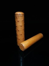 Brizard and Co Genuine Ostrich Tan cigar tube holder image 10