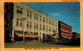 Vintage POSTCARD- Laurel Street Looking East, Brainerd, Minnesota BK56 - £3.69 GBP