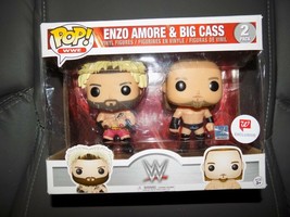 Funko Pop WWE Wrestling Enzo Amore &amp; Big Cass Exclusive Vinyl Figure 2-Pack NEW - £43.60 GBP