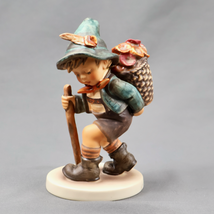 MI Hummel 381 Flower Vendor TMK 5 Boy Basket of Flowers Porcelain Figurine - $24.95