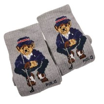 Polo Golf Ralph Lauren Men&#39;s Polo Bear Crew Socks Gray Heather Size 10-13 - £14.37 GBP