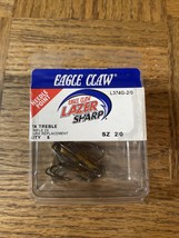 Eagle Claw 2X Treble Hook Size 2/0 - £6.26 GBP