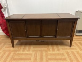 Mid Century Modern RECORD PLAYER cabinet stereo vintage console 60s radi... - $399.99
