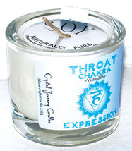 Throat Chakra Soy Votive Candle - £18.33 GBP