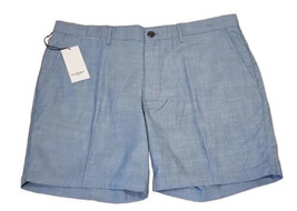 Goodfellow &amp; Co Men&#39;s Flat Front Shorts , Size 36 , 7&quot; Inseam , Light Blue , NEW - £7.58 GBP