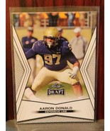 2014 Leaf Draft Aaron Donald #2 Rookie RC  Pittsburgh Panthers - £2.74 GBP