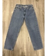 Levis 550 Mens 34X32 Blue Jeans Pants 5 Pocket 100% Cotton - $461.93 MXN