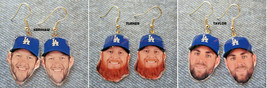 La Dodgers Justin Turner Chris Taylor Clayton Kershaw Earrings - $8.00+