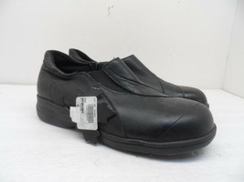 Mellow Walk Women&#39;s Daisy Steel Toe Lace Up Work Shoes 420092 Black Size 7E - £27.84 GBP