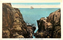 Rafe&#39;s Chasm, Magnolia, Gloucester, Massachusetts, vintage postcard - £9.43 GBP