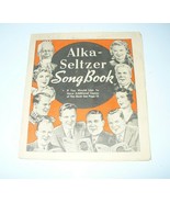 Vintage 1937 Alka-Seltzer Song Book, 16 pages, 8 songs, 6&quot; x 7&quot; Classic Ads - $10.59 CAD