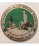 1997-98 Kalamazoo Valley Antique Engine Machinery Club Pin back Button M... - $3.88 CAD