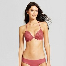 Women&#39;S Shore Light Lift Crochet Bikini Top - Rose 34Ddd, Pink - £23.22 GBP