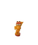 Vintage Garfield Valentines Day Red Luv Ya Sunglasses Figurine Paws 2&quot; - $15.94