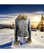 Authentic BURBERRY Cropped Sheepskin Leather Jacket Size 8 Made in Italy - $1,015.50 CAD