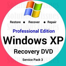 Windows Xp Pro 32 Bit Recovery Reinstall Boot Restore DVD Disc Disk - £11.87 GBP