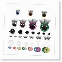 GlitterSafe Craft Kit: 28pcs Washable Black Safety s for DIY Amigurumis,... - $65.04 CAD