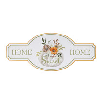 Metal Fall Home Sweet Home Sign 21.75&quot;L - $72.42 CAD