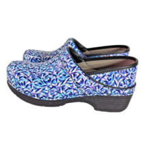 Dansko LT Pro Clog Leather Womens EU 38 US 7.5 - 8 Blue Dash Multicolor ... - $1,489.38 MXN