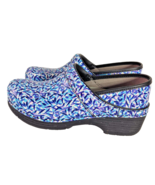Dansko LT Pro Clog Leather Womens EU 38 US 7.5 - 8 Blue Dash Multicolor ... - $1,489.38 MXN