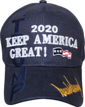 Donald Trump 2020 Keep America Great Signature Series Hat Blue 45th President - £11.18 GBP