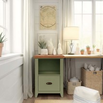 Sage Green File Cabinet: 22&quot; Drawer, Ready-to-Use - $344.99